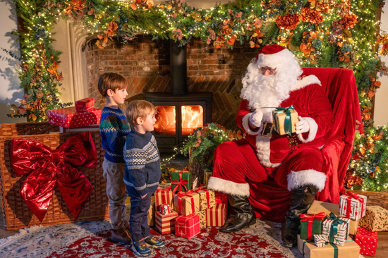 A Palace Visit with Santa at Hatfield House