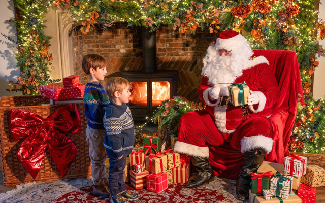 A Palace Visit with Santa at Hatfield House
