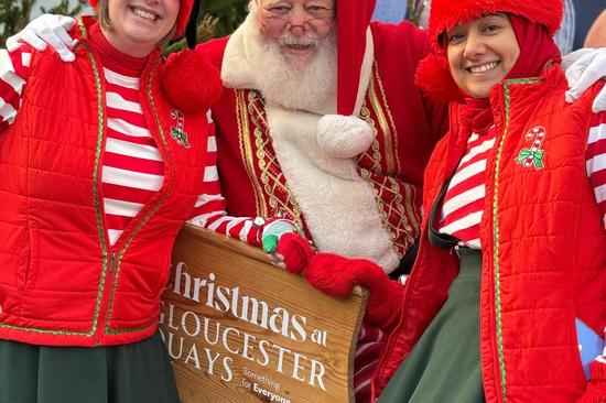 Meet Santa at Gloucester Quays Ice Rink